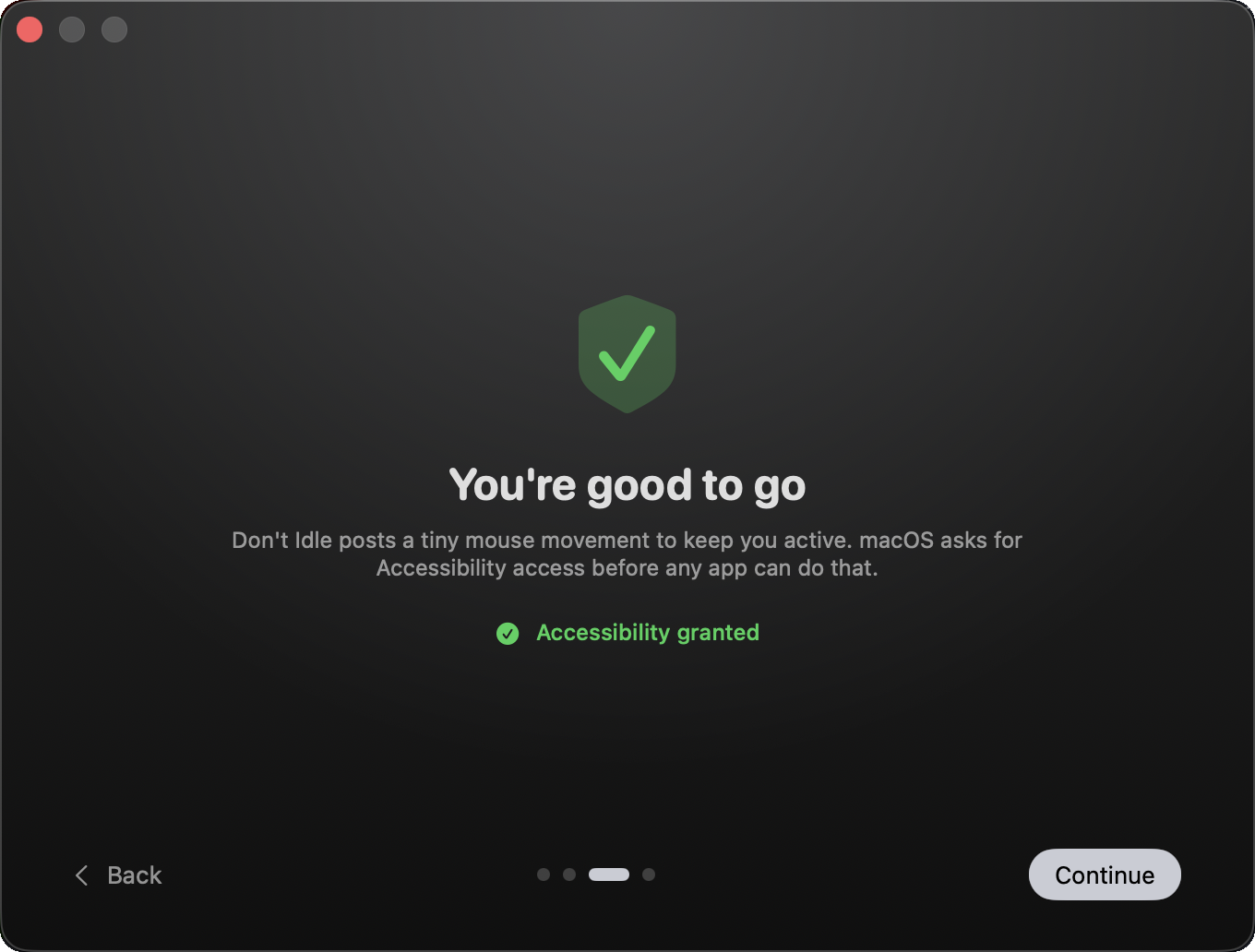 One quick permission